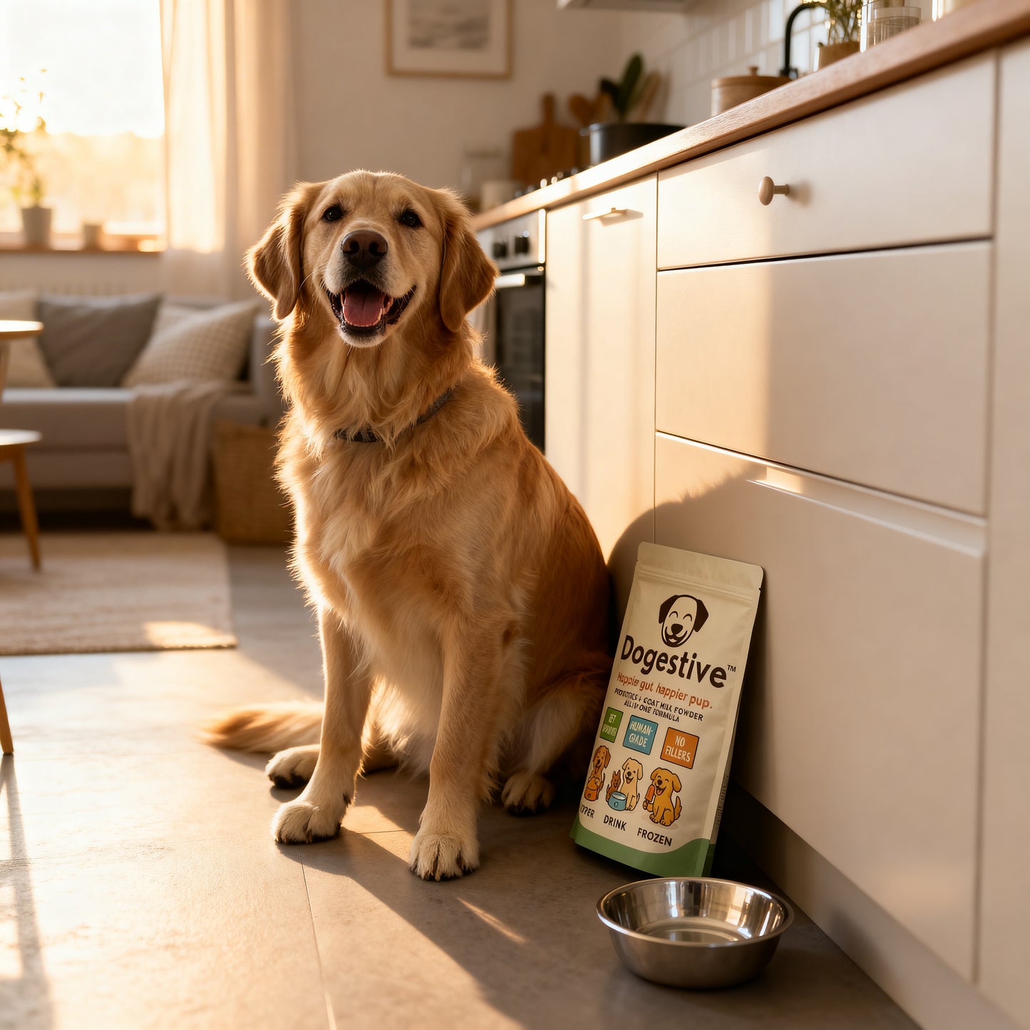 Dogestive™ – Dagligt tillskott för en gladare och friskare hund