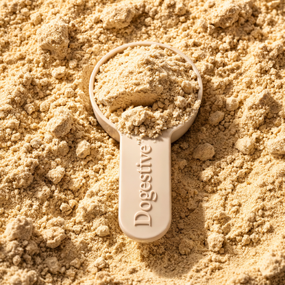 Dogestive™ – Dagligt tillskott för en gladare och friskare hund